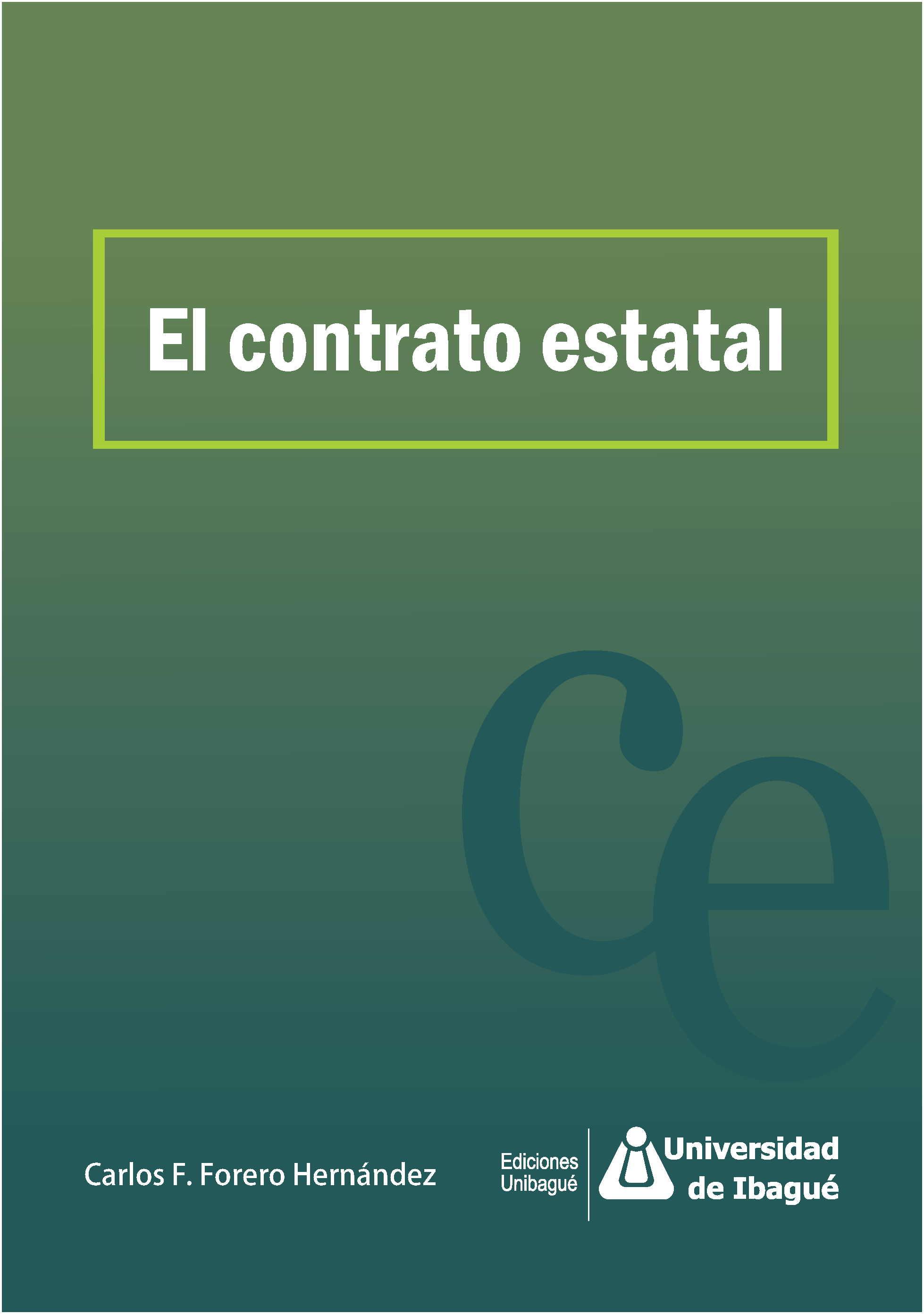 Cover of El contrato estatal